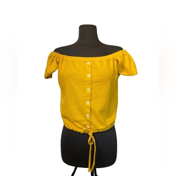 Madewell  Texture & threads Tank Top Yellow Size Medium - Picture 2 of 6